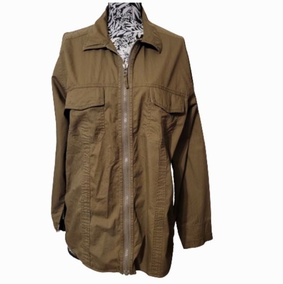 Calvin klein shacket/ light jacket full zip collared - Picture 3 of 14